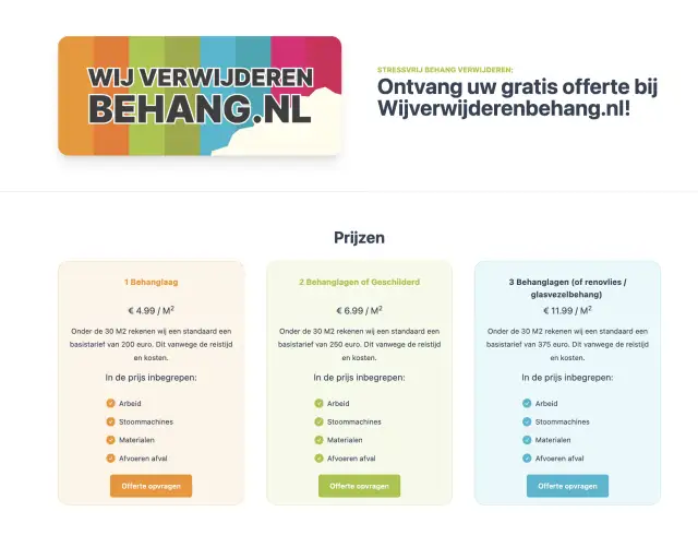 Nieuwe Website Wijverwijderenbehang.nl